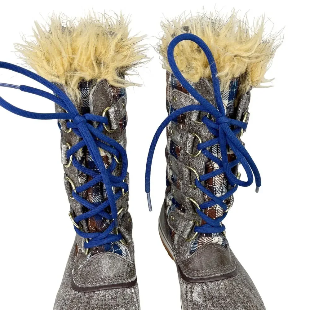 Sorel Tofino Plaid 5 Waterproof Insulated Winter Boots NL 1796-204
